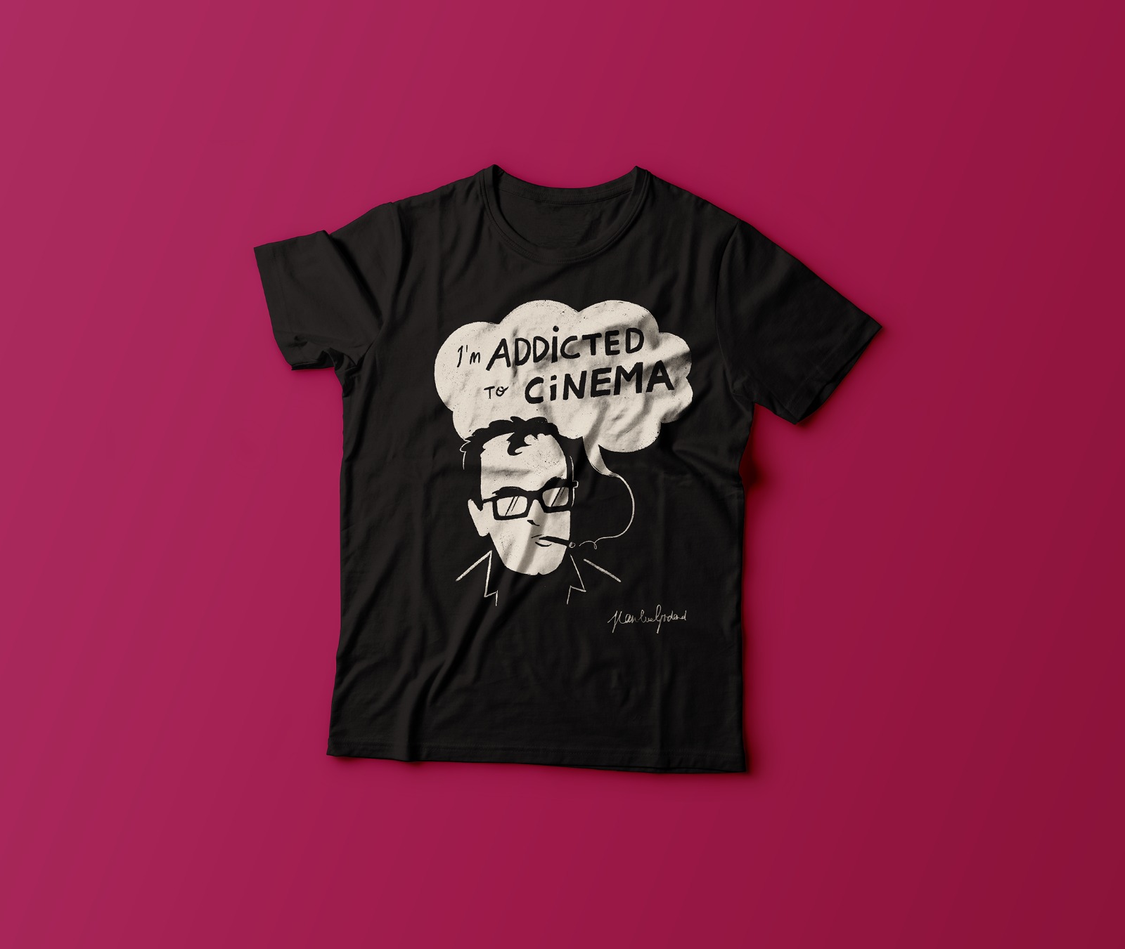 T-Shirt Celebrativa: Godard