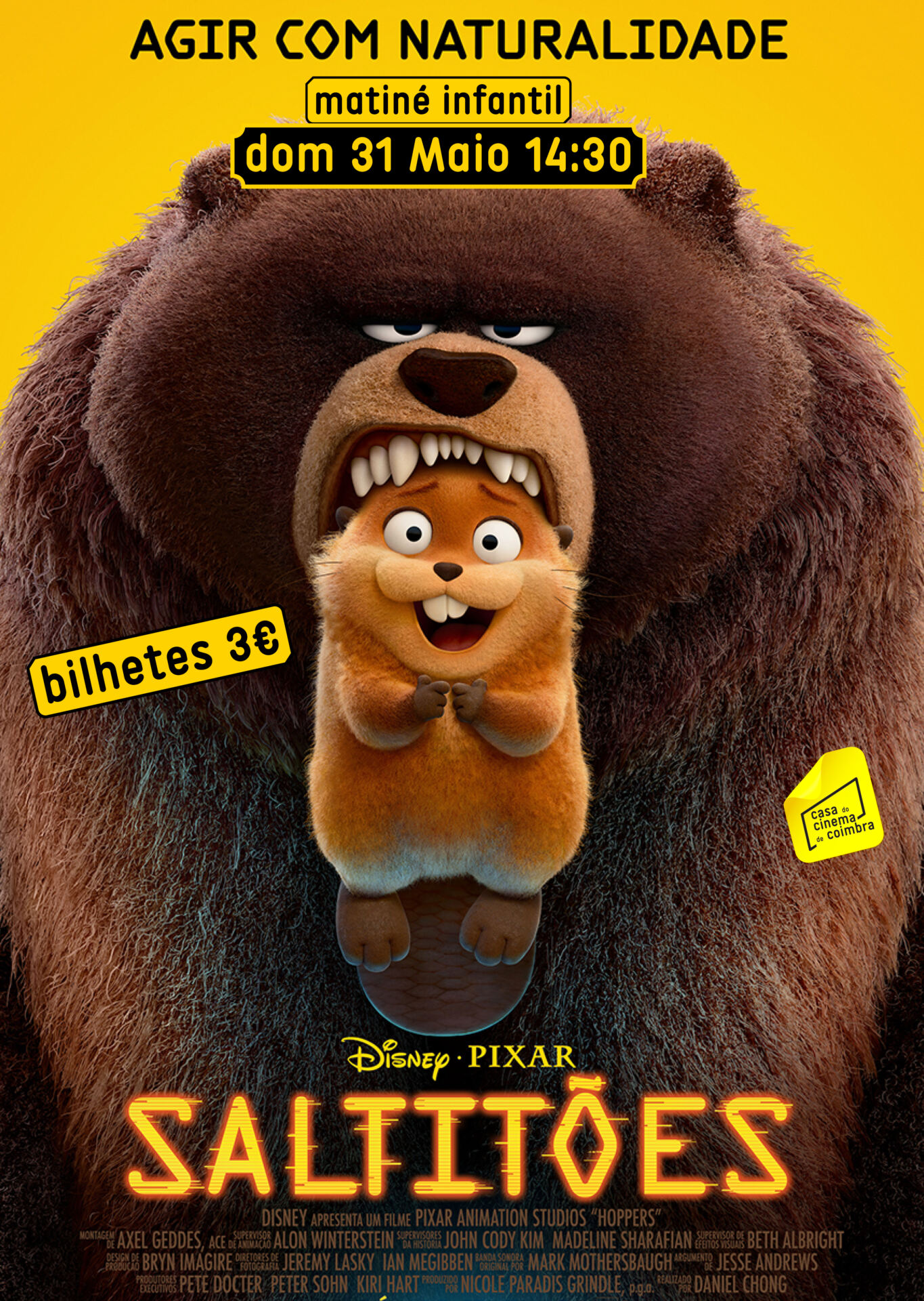 Saltitões (VP) (Daniel Chong, Animação, 105', 2025)