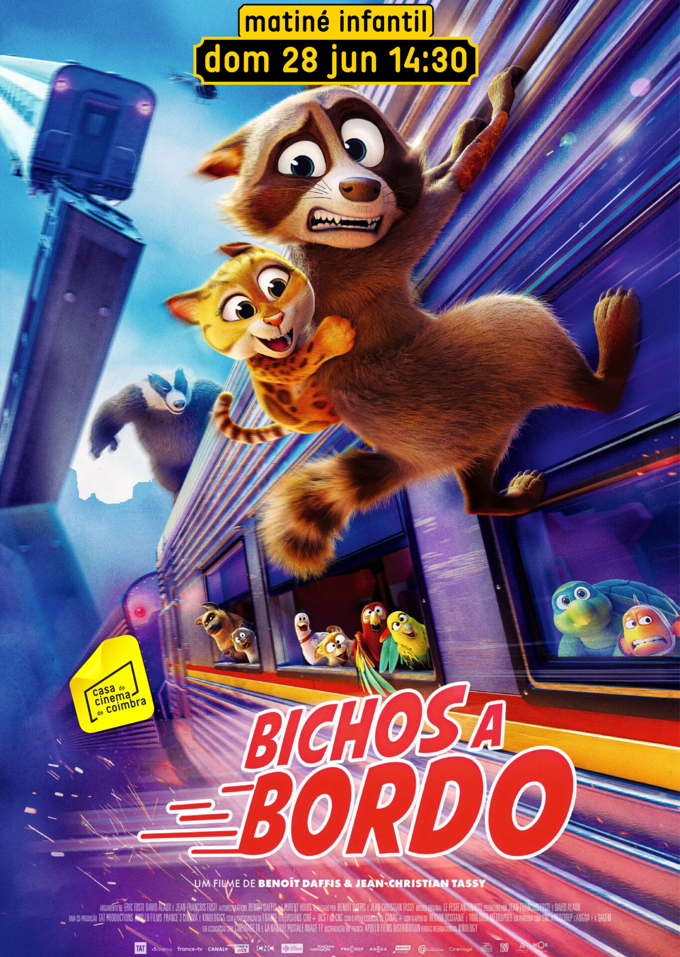 Bichos a Bordo (VP) (Jean-Christian Tassy , Benoît Daffis, Animação, 99', 2025)