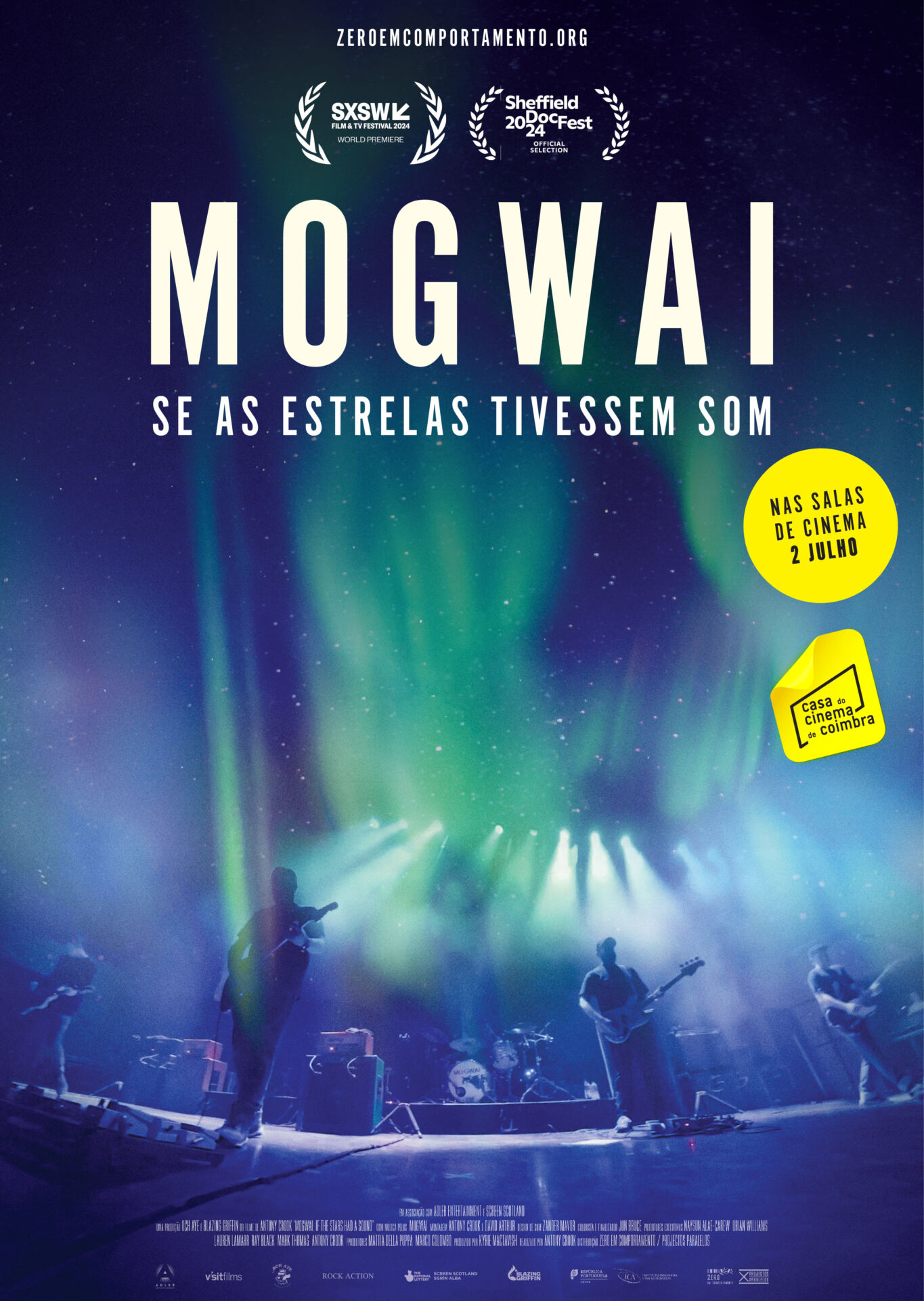 Mogwai: Se as Estrelas Tivessem Som (Antony Crook, Documentário, 91', 2024)