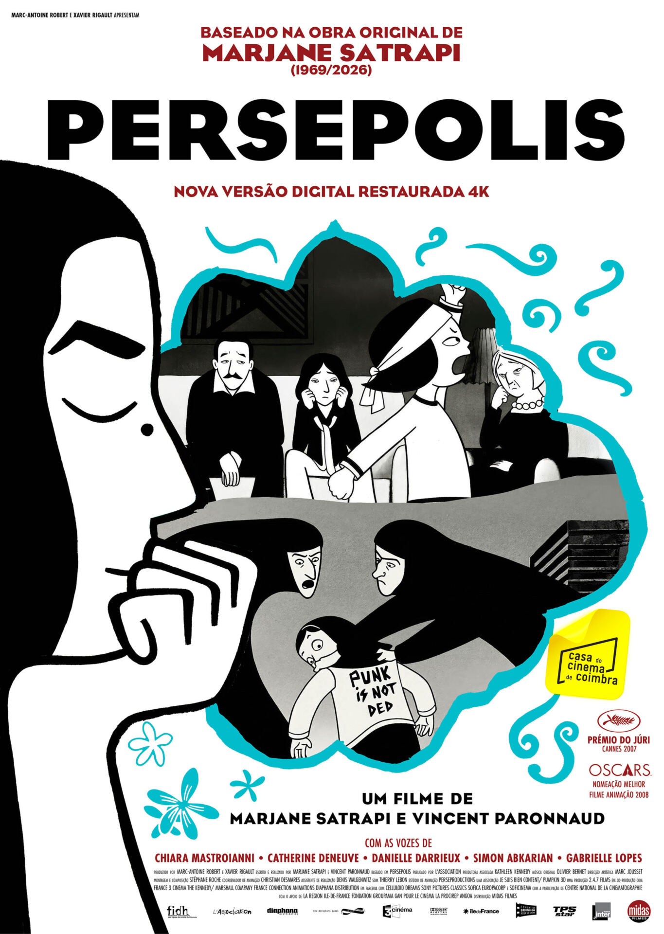 Persépolis (Marjane Satrapi, Vincent Paronnaud, Animação, 97', 2007)