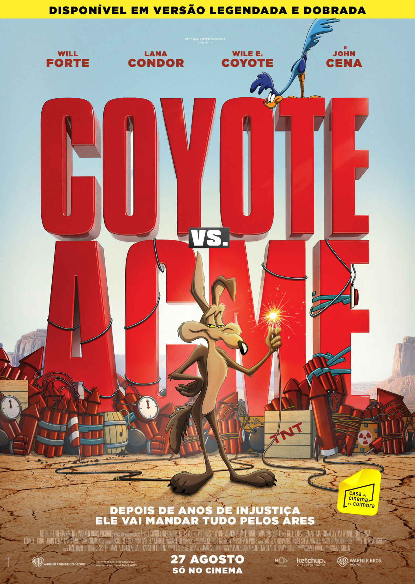 Coyote vs. Acme (VP) (Dave Green, Animação, Comédia, 103', 2026)